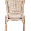 Royal Resin Natural White Washed with Burlap Seat and Natural White Rattan Back_6