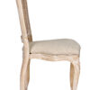 Royal Resin Natural White Washed with Burlap Seat and Natural White Rattan Back_8