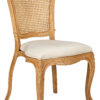 Royal Resin Natural with Ivory Seat and Natural Rattan Back CRRNINR-ZG-T