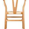 Natural Wishbone Wood Chair with Natural Rope Seat CWHWNN-ZG-T