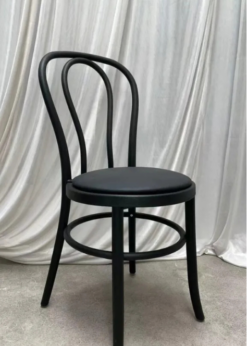 Licorice Black Resin Festive Chair CBFRB-ZG-T