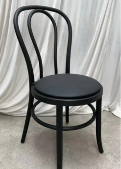 Licorice Black Resin Festive Chair CBFRB-ZG-T