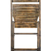 Rustic Toughwood Folding Chair - 1942 Slatted