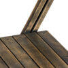 Rustic Toughwood Folding Chair - 1942 Slatted