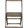 Rustic Toughwood Folding Chair - 1942 Slatted