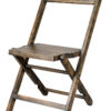 Rustic Toughwood Folding Chair - 1942 Slatted