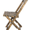 Rustic Toughwood Folding Chair - 1942 Slatted