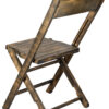 Rustic Toughwood Folding Chair - 1942 Slatted