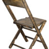 Rustic Toughwood Folding Chair - 1942 Slatted