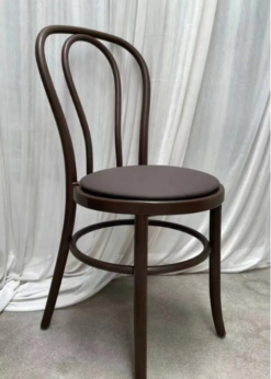 Chocolate Brown Resin Festive Chair CBFRBR-ZG-T