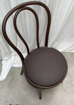 Chocolate Brown Resin Festive Chair CBFRBR-ZG-T