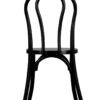 Bentwood Wood Black Restaurant Chair with Standard Square Seat by Chivari CBWB-ZG-T