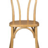 Bentwood Wood Natural Restaurant Chair with Standard Square Seat CBWN-ZG-T