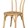 Bentwood Wood Natural Restaurant Chair with Standard Square Seat CBWN-ZG-T