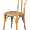 Bentwood Wood Natural Restaurant Chair with Standard Square Seat CBWN-ZG-T