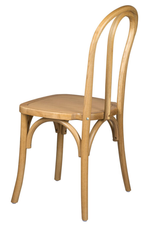 Bentwood Wood Natural Restaurant Chair with Standard Square Seat CBWN-ZG-T