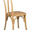 Bentwood Wood Natural Restaurant Chair with Standard Square Seat CBWN-ZG-T