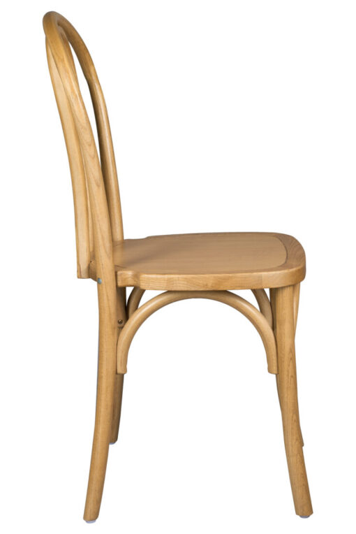 Bentwood Wood Natural Restaurant Chair with Standard Square Seat CBWN-ZG-T