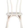 Bentwood Wood White Washed Restaurant Chair with Standard Square Seat by Chivari CBWW-ZG-T