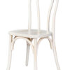 Bentwood Wood White Washed Restaurant Chair with Standard Square Seat by Chivari CBWW-ZG-T