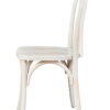 Bentwood Wood White Washed Restaurant Chair with Standard Square Seat by Chivari CBWW-ZG-T