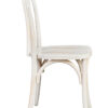 Bentwood Wood White Washed Restaurant Chair with Standard Square Seat by Chivari CBWW-ZG-T