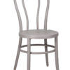 Cloudy Gray Resin Bentwood Festive Chair CBFRGY-ZG-T