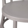 Cloudy Gray Resin Bentwood Festive Chair CBFRGY-ZG-T