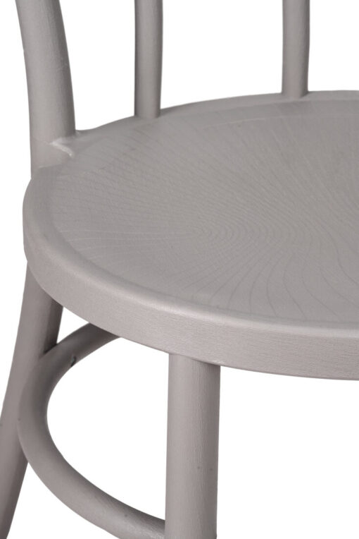 Cloudy Gray Resin Bentwood Festive Chair CBFRGY-ZG-T