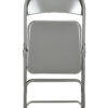 Grey Metal Folding Chair By Chivari CFMGR-CX-T