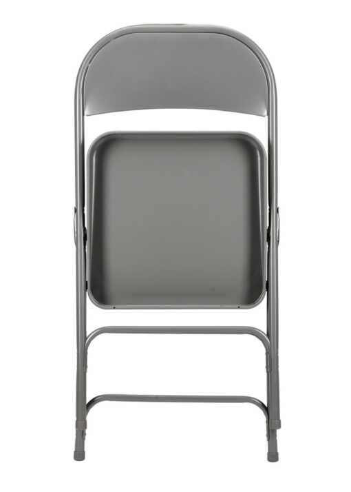 Grey Metal Folding Chair By Chivari CFMGR-CX-T