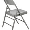 Grey Metal Folding Chair By Chivari CFMGR-CX-T