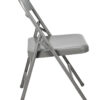 Grey Metal Folding Chair By Chivari CFMGR-CX-T