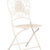 Barcelona Bistro Chair Antique White, with Round Seat and Back CBBMRW-AX-T