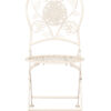 Barcelona Bistro Chair Antique White, with Round Seat and Back CBBMRW-AX-T