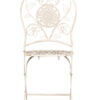 Barcelona Bistro Chair Antique White, with Round Seat and Back CBBMRW-AX-T