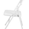 White Medal Folding Chair CFMW-CX-T