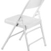 White Medal Folding Chair CFMW-CX-T