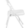 White Medal Folding Chair CFMW-CX-T