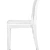 White Resin Oval Back Victoria Ghost Chair CGVRW-ZG-T