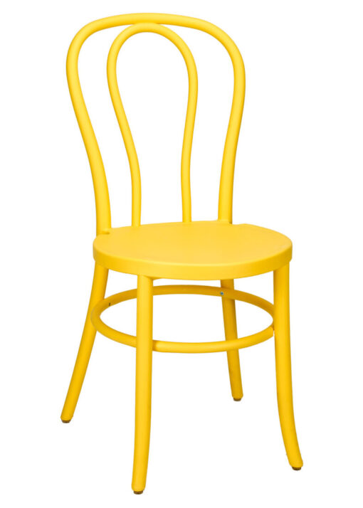 Golden Yellow Resin Bentwood Festive Chair by Chivari CBFRY-ZG-T