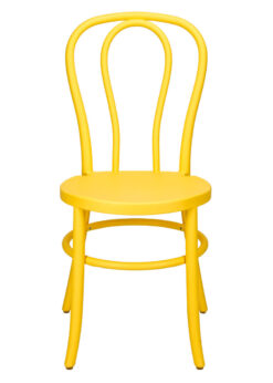 Golden Yellow Resin Bentwood Festive Chair by Chivari CBFRY-ZG-T