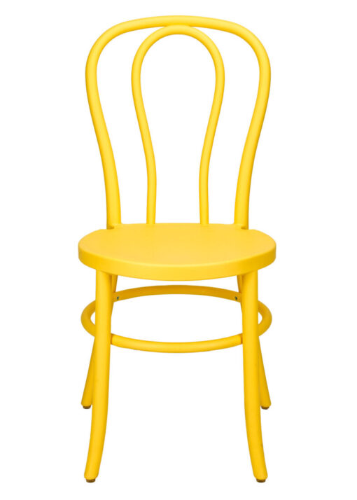 Golden Yellow Resin Bentwood Festive Chair by Chivari CBFRY-ZG-T