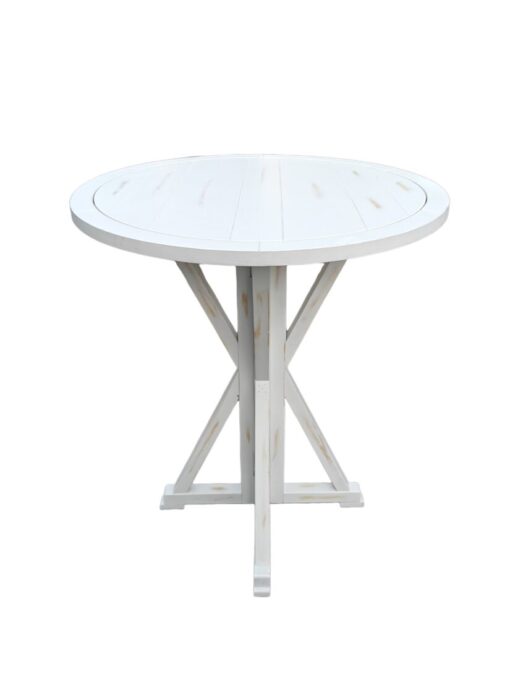 White Distressed Farm Cocktail Table