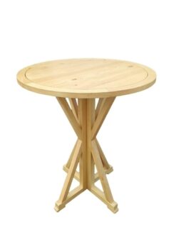 Farm Cocktail Table 36" - 2 Piece - Kited in Box - Natural