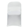 10-Pack White Spandex Folding Chair Cover 250gsm by Chivari SX-SPANXFCH-WHT-10