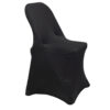 10-Pack Black Spandex Folding Chair Cover 250gsm by Chivari SX-SPANXFCH-BLK-10