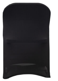 10-Pack Black Spandex Folding Chair Cover 250gsm by Chivari SX-SPANXFCH-BLK-10