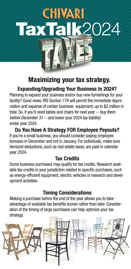 Chivari Tax Talk 2024 Taxes