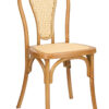 Natural Resin Bentwood Chair, Rattan Back and Seat by Chivari CBRN-RR-ZG-T